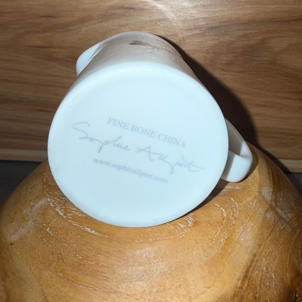 Sophie Allport White Pheasant Creamer Pitcher Fine Bone China Small Jug - Picture 3 of 4